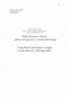 Research paper thumbnail of Walka na słowa i obrazy. "Znaki ostrzegawcze" Leszka Sobockiego = Using Words and Images in Fight. Leszek Sobocki's "Warning Signs" / Summary in English