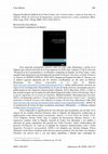 Research paper thumbnail of Eugenia Fosalba & Gáldrick de la Torre Ávalos, eds. Contexto latino y vulgar de Garcilaso en Nápoles. Redes de relaciones de humanistas y poetas (manuscritos, cartas, academias). Reviewed by Clara Marías