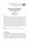 Research paper thumbnail of Religion, culture, and development: Th e pneuma-diaconal perspective of African Pentecostalism