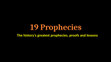 Research paper thumbnail of 19 Prophecies a Documentary film