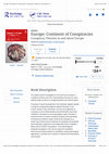 Research paper thumbnail of Europe: Continent of Conspiracies: Conspiracy Theories in and about Europe