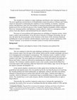 Research paper thumbnail of Trends in the Social and Political Life of Armenia and the Principles of Forming the Frame of the Armenian Statehood