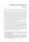 Research paper thumbnail of Plural de intelectual, Mário Pedrosa