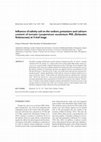 Research paper thumbnail of Influence of salinity soil on the sodium, potassium and calcium content of tomato Lycopersicum esculentum Mill. (Solanales Solanaceae) at 5-leaf stage