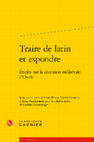 Research paper thumbnail of 'Traire de latin et espondre'. Études sur la réception médiévale d’Ovide,