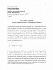 Research paper thumbnail of Wittgenstein:  los límites del lenguaje, lo místico y los pseudoproblemas filosóficos