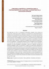 Research paper thumbnail of CONCIENCIA LINGUISTICA ESTRATEGIA PARA EL FORTALECIMIENTO DE LA LECTURA Y LA ESCRITURA EN LA EDUCACION SUPERIOR