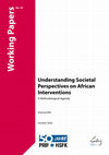 Research paper thumbnail of Understanding Societal Perspectives on African Interventions: A Methodological Agenda