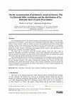 Research paper thumbnail of On the reconstruction of prehistoric social territories: The La Désirade lithic workshops and the distribution of La Désirade chert (French West Indies (De Waal & Knippenberg)