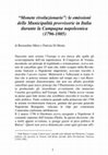 Research paper thumbnail of "Monete rivoluzionarie": le emissioni delle Municipalità provvisorie in Italia durante la Campagna napoleonica (1796-1805)