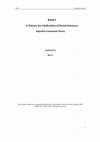 Research paper thumbnail of A Unitive Social Science Theory and its Applications