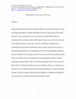 Research paper thumbnail of Making ethnic tourism good for the poor