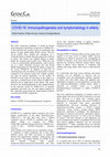 Research paper thumbnail of COVID-19: Immunopathogenesis and symptomatology in elderly