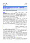 Research paper thumbnail of Bengali version of the Recovering Quality of Life (ReQoL): linguistic validation