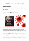 Research paper thumbnail of COVID-19, Gangs, and Conflict