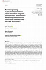 Research paper thumbnail of Revisiting rating scale development for rater-mediated language performance assessments: Modelling construct and contextual choices made by scale developers