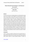 Research paper thumbnail of Western-Educated Faculty Challenges in a Gulf Classroom