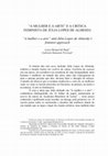 Research paper thumbnail of “A Mulher e a Arte” e a Crítica Feminista De Júlia Lopes De Almeida