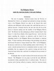 Research paper thumbnail of The Philippine Mission under the American Jesuits: Crisis and Challenge