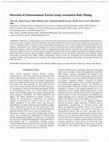 Research paper thumbnail of Detection of Schistosomiasis Factors using Association Rule Mining