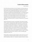 Research paper thumbnail of Gendered Bioeconomies