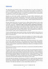 Research paper thumbnail of Editorial en inglés vol. 20 N° 1