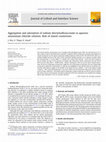 Research paper thumbnail of Aggregation and adsorption of sodium dioctylsulfosuccinate in aqueous ammonium chloride solution: Role of mixed counterions