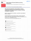 Research paper thumbnail of The pharmacogenetics of tacrolimus and its implications for personalized therapy in kidney transplant recipients