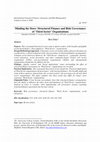 Research paper thumbnail of Minding the Store: Structured Finance and Risk Governance of 'Third Sector' Organisations