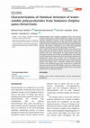 Research paper thumbnail of P a g e | 200 Characterization of chemical structure of water- soluble polysaccharides from Sudanese Ziziphus spina Christi fruits