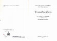 Research paper thumbnail of Ette, Ottmar / Mackenbach, Werner / Nitschack, Horst (Hg.): TransPacífico. Conexiones y convivencias en AsiAméricas. Un simposio transareal. Berlin: Verlag Walter Frey - edition tranvía (POINTE - Potsdamer inter- und transkulturelle Texte, Bd. 4) 2013