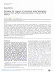 Research paper thumbnail of Estimating the frequency of coincidental spatial associations between Clovis artifacts and proboscidean remains in North America