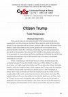 Research paper thumbnail of Citizen Trump