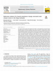 Research paper thumbnail of Molecular evidence for human population change associated with climate events in the Maya lowlands