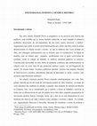 Research paper thumbnail of EPISTEMOLOGIA FEMINISTA, GÊNERO E HISTÓRIA