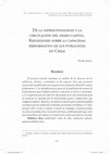 Research paper thumbnail of Arenas, N. (2020). De la Aspiracionalidad a la Circulación del Deseo-capital. Reflexiones sobre la Capacidad Performativa de los Publicistas en Chile