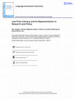 Research paper thumbnail of Low Print Literacy and Its Representation in Research and Policy