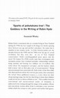 Research paper thumbnail of Sparks of Pohutukawa Tree: The Goddess in the Writing of Robin Hyde