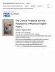 Research paper thumbnail of The Clerical Proletariat and the Resurgence of Medieval English Poetry