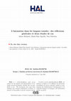 Research paper thumbnail of L'intonation dans les langues tonales : des réflexions générales et deux études de cas