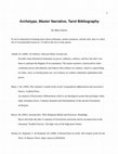 Research paper thumbnail of Archetype, Master Narrative, Tarot Bibliography