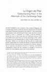 Research paper thumbnail of La Virgen del Pilar: "Defamiliarizing Mary" and the Aftermath of the Zamboanga Siege