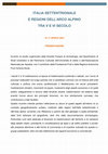 Research paper thumbnail of ITALIA SETTENTRIONALE E REGIONI DELL'ARCO ALPINO TRA V E VI SECOLO. LIBRO DEGLI ABSTRACT