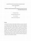 Research paper thumbnail of Jornada PRE CRES 2018 (Conferencia Regional de Educación Superior) Evaluando la evaluación institucional desde los principios de la reforma. El caso de la