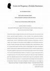 Research paper thumbnail of CALL FOR ORIGINAL ARTICLES KANT IN AFRICA AND AFRICA IN KANT: CRITICAL PHILOSOPHY IN AFRICAN CULTURE AND THOUGHT