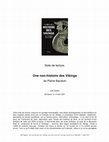 Research paper thumbnail of Une non-histoire des Vikings de Pierre Bauduin