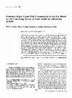 Research paper thumbnail of Estimates of per Capita Fish Consumption in the U.S. Based on the Continuing Survey of Food Intake by Individuals (CSFII)