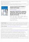 Research paper thumbnail of Analysis of Electronic Cigarette Cartridges, Refill Solutions, and Smoke for Nicotine and Nicotine Related Impurities