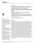 Research paper thumbnail of Using Field Data and GIS-Derived Variables to Model Occurrence of Williamson’s Sapsucker Nesting Habitat at Multiple Spatial Scales