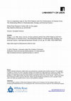 Research paper thumbnail of The OFDI patterns and firm performance of Chinese firms: The moderating effects of multinationality strategy and external factors